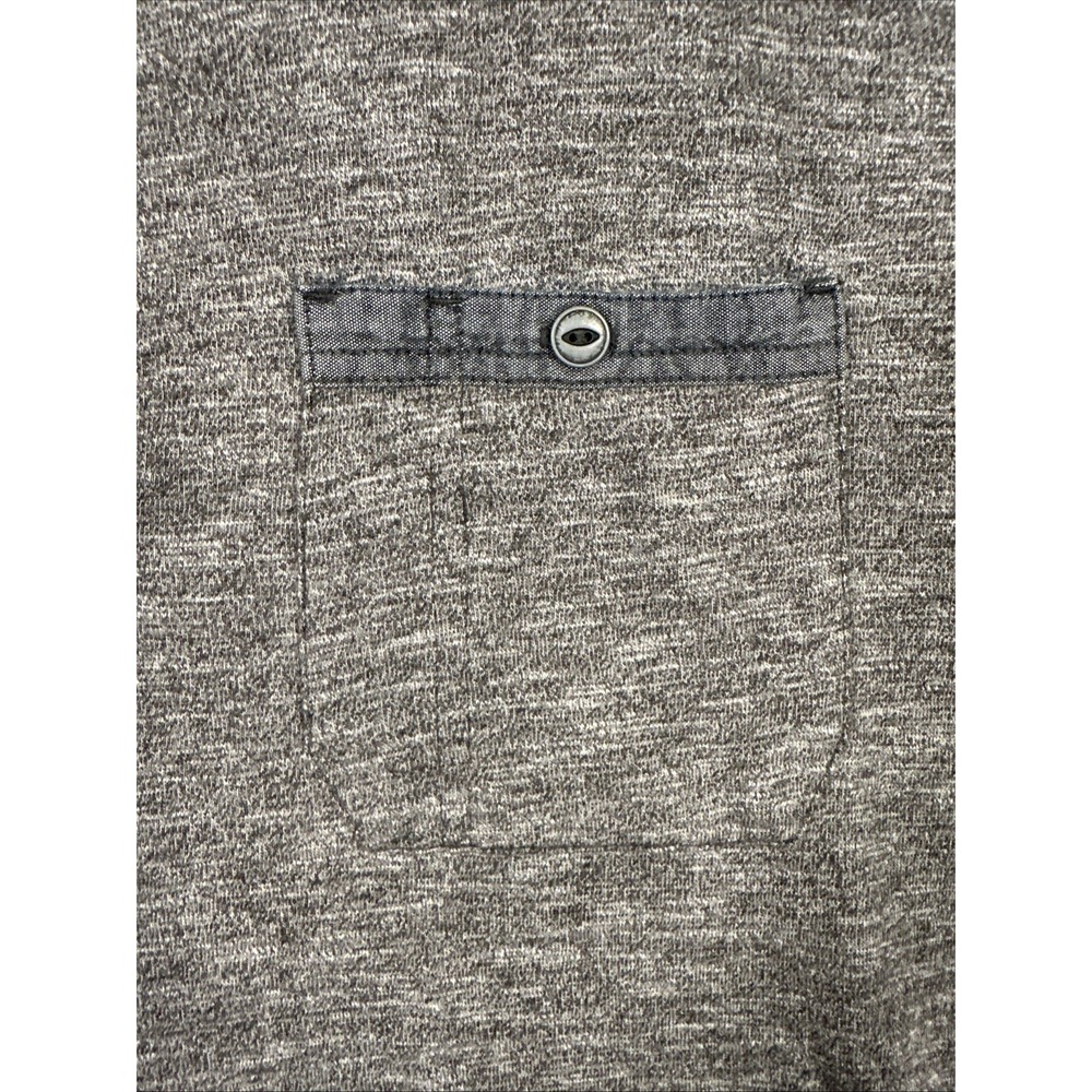 Mens‎ Lucky Brand Gray Short Sleeve Shirt Size Large - Picture 4 of 6
